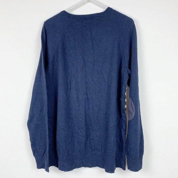 J.crew Side-button sweater in stripe‎ womens size L - Picture 2 of 4